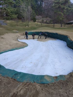 덕유산 무주리조트 토낭공사